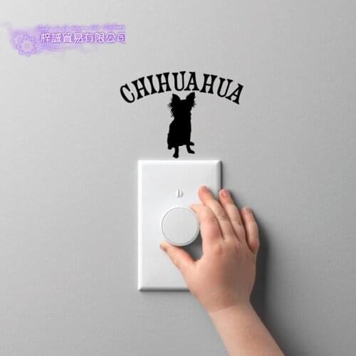 CHIHUAHUA Decal Grooming Salon Pet Shop Sticker Decal Posters Vinyl Wall Art Decals Decor Mural Pet Clinic Decal Sticker