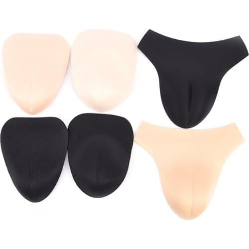 New False Panties Crossdresser Underwear Camel Toe Cotton TG Vagina Shemale Fake Transgender Hide JJ