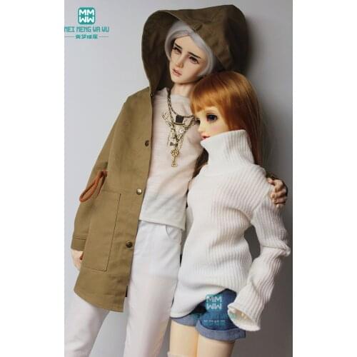BJD doll clothes fits BJD uncle 1/3 bjd doll fashion wild turtleneck sweater for Boy \ girl and uncle