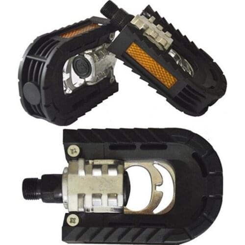 Mountain Bike Pedals, Aluminum Alloy Folding Pedals, Bicycle Pedals Bicycle Pedal Cycling Sports Entertainment