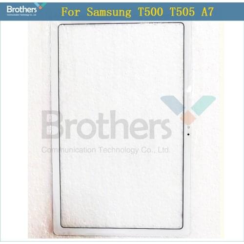 1Pcs Front Glass ( No Touch Digitizer) For Samsung Galaxy Tab A7 2020 T500 T505 T507 LCD Screen Outer Panel Lens Replacement