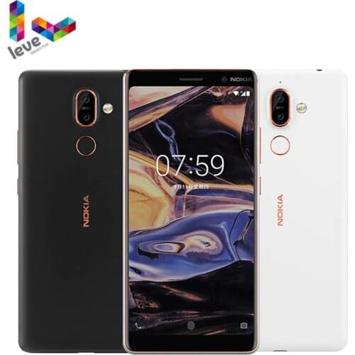 Unlocked Nokia 7 Plus Android Smartphone 4GB RAM 64G ROM Snapdragon 660 Octa-Core 6.0'' Display Bluetooth 5.0 Original Cellphone
