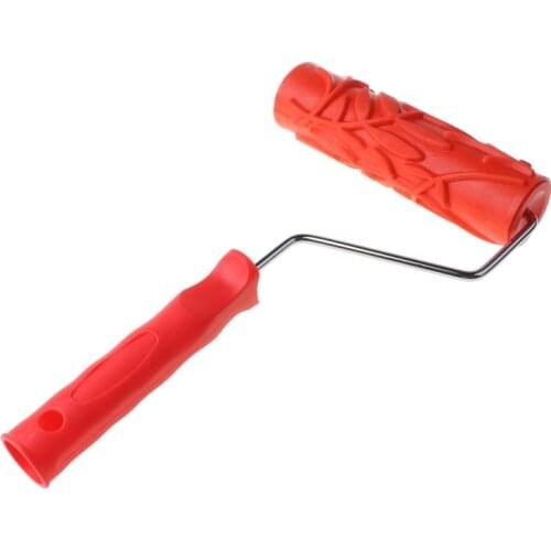 7" Paint Roller for Wall Decoration Wood Graining Reliefs Paint Tools