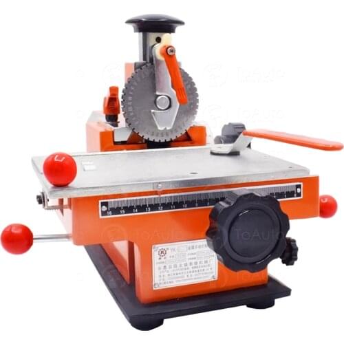 Manual steel embossing machine 195*135mm Embosser Marking Machine For Industrial Nameplate dog tag steel ID card