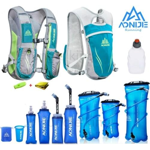 New E885 Running Backpack with AONIJIE Running Sport Bicycle Soft Water Bottle Folding TPU Soft Flask Water Bladder bag