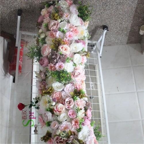 SPR silk arch flower wholesale wedding rose flower arch flower