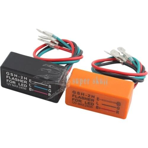 Universal Car LED Blinker Relay 3 Pins Turn Signal Light Flasher Controller Flashing Relay Min Scooter Blinker Motorcycle