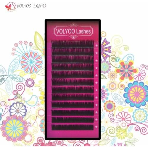 All Sizes Mink EyelashesJ B C D Curl Individual Eyelash Extension Natural Long False Eye Lashes Fake Eyelash Freeshipping