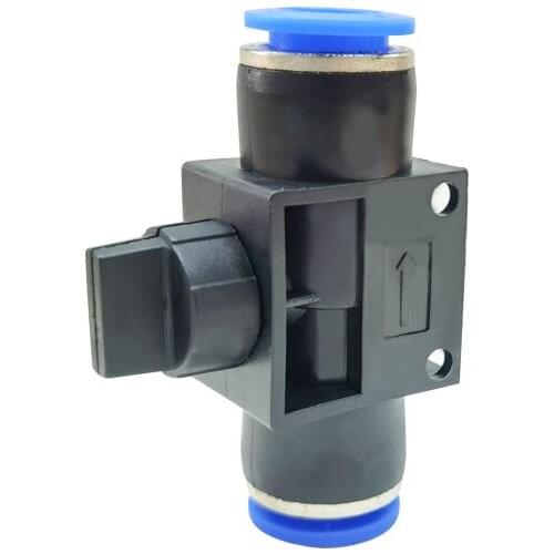 HIGH QUALITY HVFF4/6/8/10/12 500PCS Pneumatic Air 2 Way Quick Fittings Push Connector Tube Hose Plastic