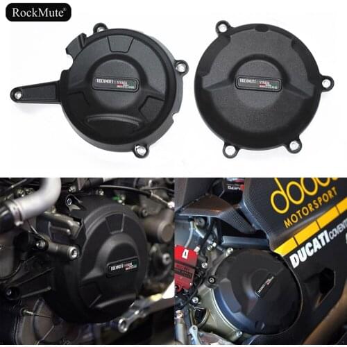 Engine Guard Cover Protector For Ducati 1199 1299 Panigale Motorcycle Gear Box Case Full Cover Crash Protection NOT GB Racing