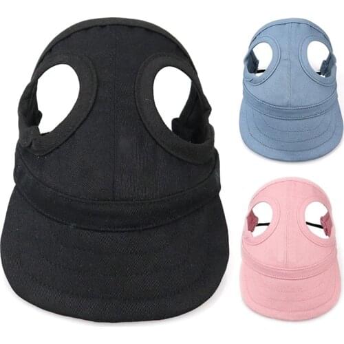 Pet Hat with Ear Holes Cute Baseball Cap for Large Medium Small Dogs Summer Dog Cap Sun Hat Outdoor Hiking Pet Products