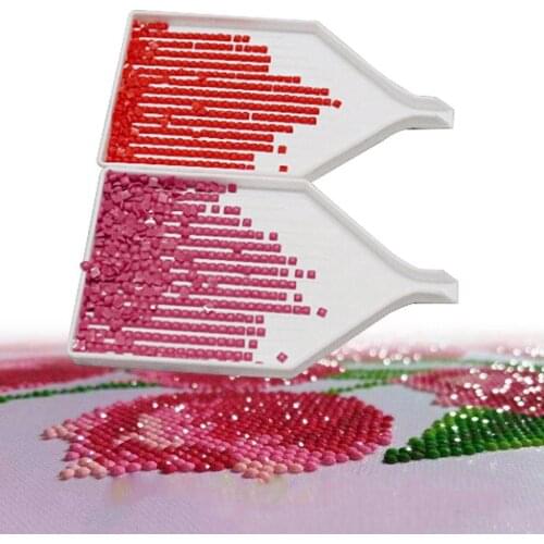 10pcs/set Diamond Painting Tool Full Square Accessories Tray Drill Plate DIY 5D Diamond Painting Cross Stitch Embroidery Tools