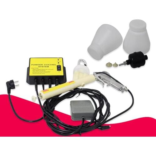 110V/220V Metal workpiece spray machine Mini Powder Coating System PC02 Electrostatic spray gun
