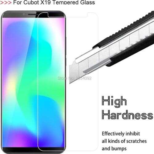 2.5D For Cubot X19S Tempered Glass Safety Protective Film 9H Screen Protector HD On For Cubot X19S Protection Shield Guard