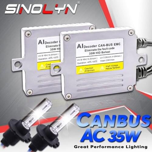 HID Car Lamp H7 H1 H11 D2S D2H 9005 9006 H3 EMC Canbus Ignition AC Ballast Xenon Conversion Kit For Car Lenses 4300K 6000K 8000K