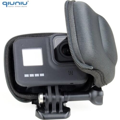 QIUNIU For GoPro Hero 8 Black Mini Compact Camera Storage Case Portable Protective Box Bag for Go Pro 8 Case Accessories