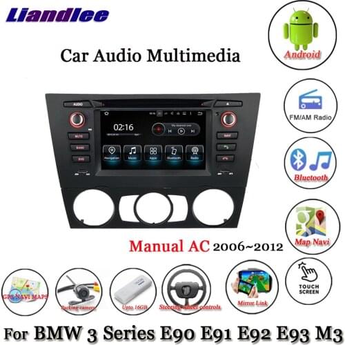 For BMW 3 Series M3 E90/E91/E92/E93 2006-2012 Car Android 10.0 Player Multimedia System Carplay Androidauto GPS Navigation