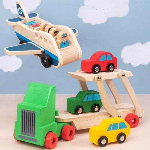 Toddler Airplan Toys Aircraft Models Trucks Aircraft Transportation Toy Tractor Cars for Kids Toys Boys