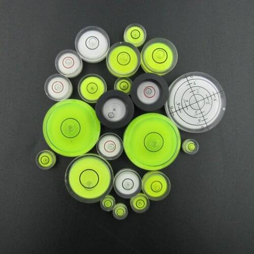 Variety Models available Round bubble level mini spirit level Bubble Bullseye Level measurement instrument