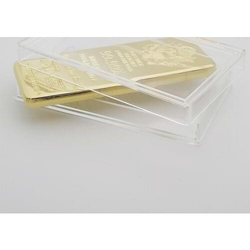 1 piece of 5 OZ Ounce gold silver bullion box Direct Fit 96*40*7mm FORT KNOX tungsten bar case