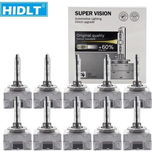 HIDLT 10PCS Wholesale D1S Car Light Xenon Bulb 35W 55W D3S 6000K 4300K 8000K 5000K D1S HID Xenon Headlight Bulb With Metal Claw