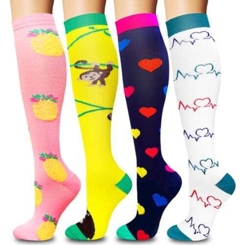 Compression Stockings Women Men Running Sport Socks 30mmHg Fit Medical Edema, Diabetes, Varicose Veins, Running Marathon Socks