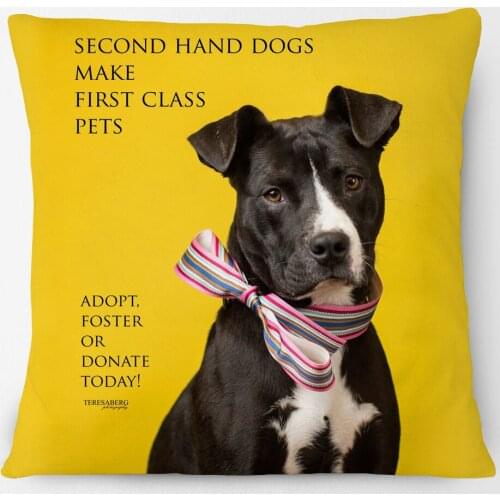 Cute Lovely Dogs Pets Cushion Cover Bulldog Husky Dog Print Decorative Pillow Case