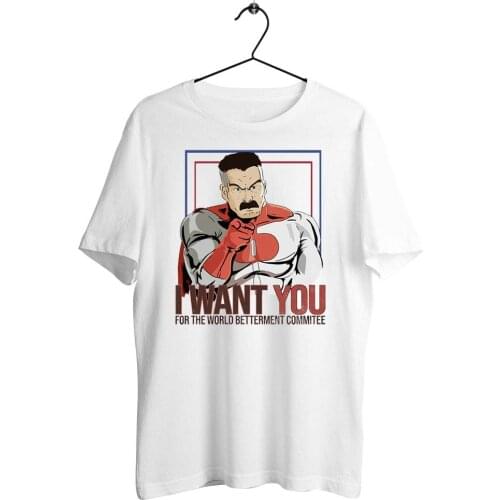 Mens T Shirt Omni Man Artwork Printed Tee