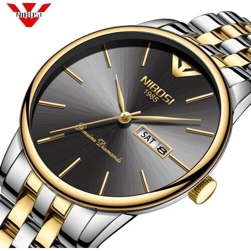 NIBOSI Mens Watches Top Brand Luxury Quartz Watch for Men Montre Homme Wrist Watches Waterproof Clock Relogio Masculino