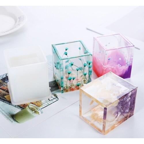 Crystal Silicone Casting Molds Sets Mixed Style Epoxy Resin Molds For DIY Making Findings Supplies Kits
