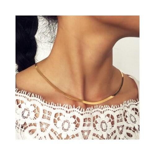 New fashion Simple short clavicle blade chain For Women girl Accessories jewelry wholesale