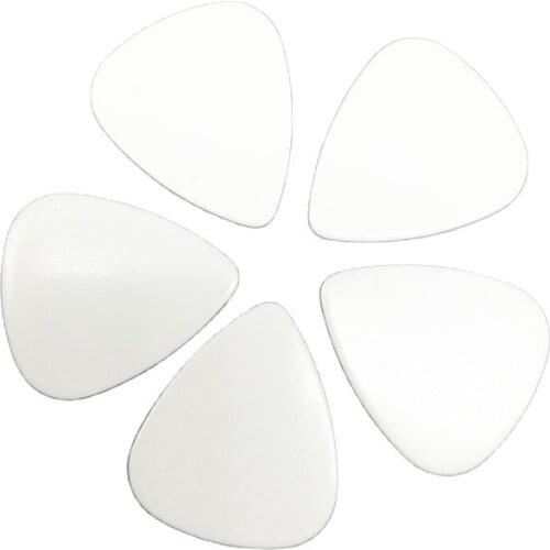 Popular Solid White Celluloid Guitar Picks Blank Printing Electric Guitar Plectrum 100pcs/lot