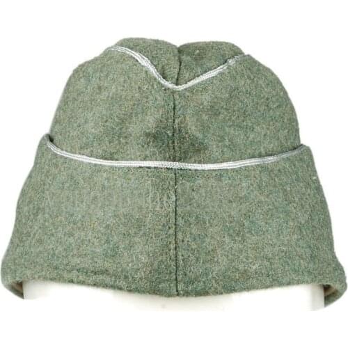 Tomwang2012. WWII WW2 GERMAN ARMY OFFICER PANZER WOOL GARRISON CAP MILITARY HAT COLLECTION WAR REENACTMENTS