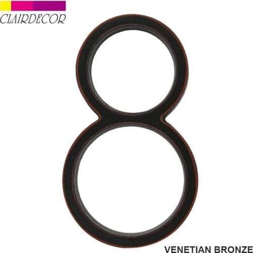 5 in Modern House Number Hotel Home Door Number Outdoor Address Plaque Zinc Alloy Number for House Address Sign #0-9