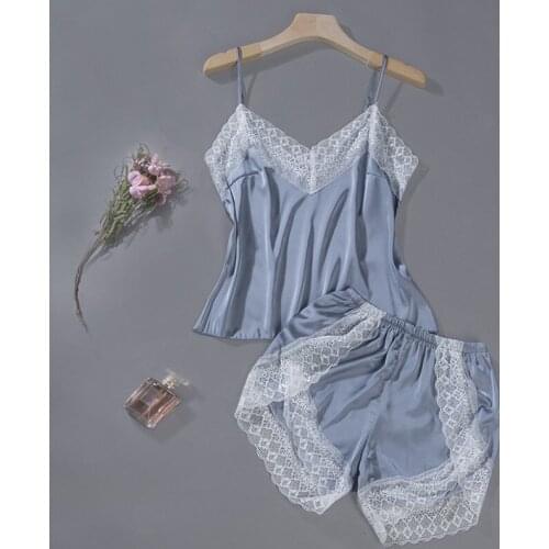 Yuzhenli Women's Satin Pajamas