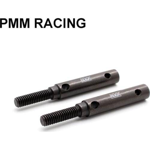 1 Pair Metal fittings Lengthened Tool steel Wheel connecting shaft For 1/10 RC Crawler Car Traxxas TRX4 TRX6 Upgrade parts