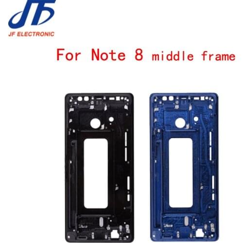 1pcs Middle Frame Bezel Plate Housing Chassis Cover Case For Samsung Galaxy Note 8 Note8 N950 Free Shipping