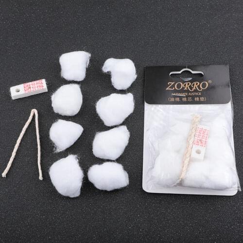 3-In-1 Cotton Pad Copper Wire Cotton Wicks Universal Maintenance Replacement Repair Tool For ZP Kerosene Petrol Lighter Supplies