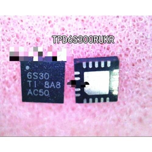 5PCS/ TPD6S300RUKR TPD6S300 6S30 QFN20 NEW