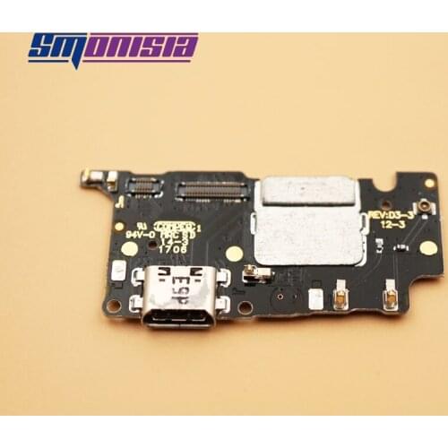 Smonisia 5pcs USB Charging Port Repair Parts for Xiaomi 5C Charger Dock Connector Microphone Replacement