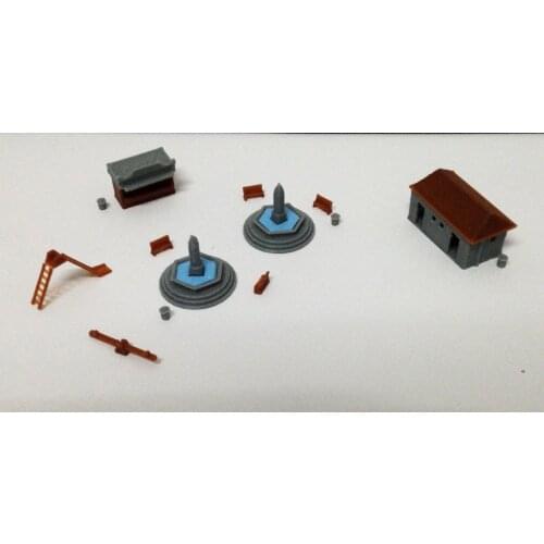 Outland Models Park & Plaza Accessories Fountain Toilet... N Scale 1:160 Railway