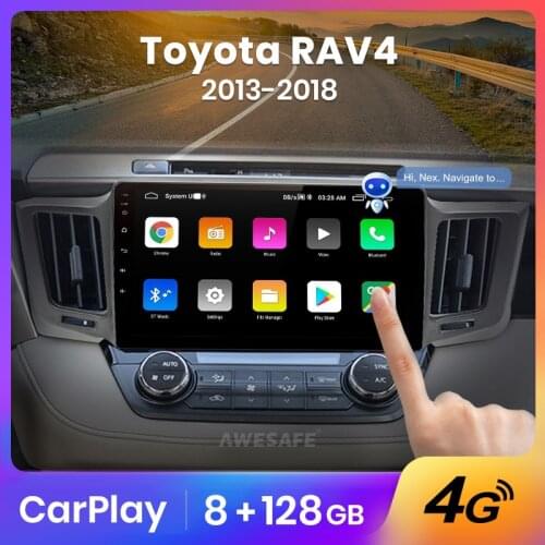AWESAFE PX9 for Toyota RAV4 4 2013-2016 2017 2018 2019 Car Radio Multimedia video player GPS No 2 din Android 10.0 2GB+32GB