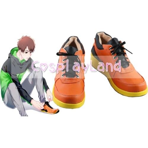 Run with the Wind Kiyose Haiji Cosplay Boots Shoes Men Shoes Costume Customized Accessories Halloween Party Shoes