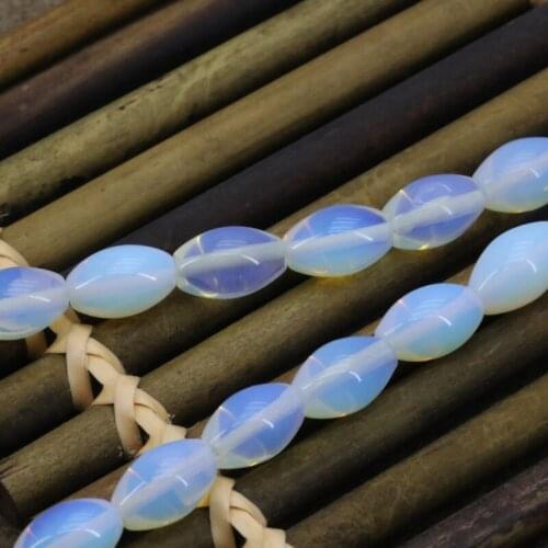 Olive shape opal loose beads 7x12mm 15" DIY stone fashion women jewelry making design wholesale