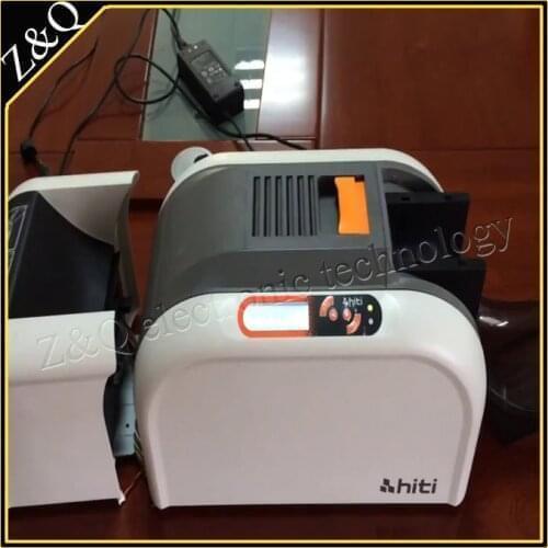 Hiti cs220e dual side card printer can print transparent PVC card