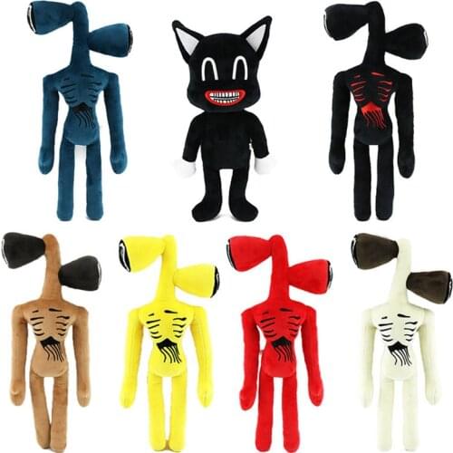 Hot Horror Game Plush Toys 38cm Siren Head Plush Toy White Black Sirenhead Stuffed Horror Character Peluches Toys Gifts For Boys