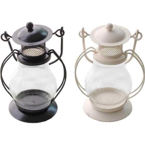 Camping Candle Lantern Retro Portable Night Lamp IP65 Waterproof Rating Aroma Candle Holder Retro Tent Night Light Covers