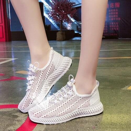 2020 Summer Tennis Shoes for Women Athletic White Female Mesh Sneakers Gym Fitness Sport Shoes Tenis Feminino Chaussure Femme