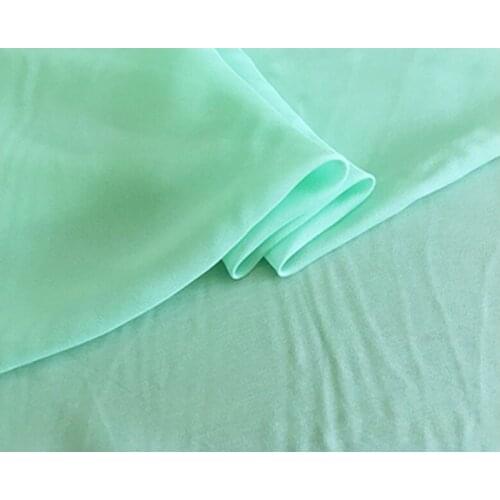 Fashion 100% pure Mulberry 10momme thick silk chiffon wide silk scarf Mulberry B33