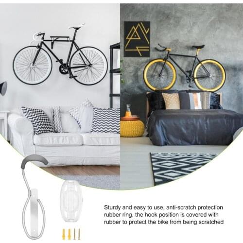 Household Bike Wall Mount Rack Bicycle Fixed Hanging Hook For Road Bike Stand Support Parking Bracket Holder Bike Accessories